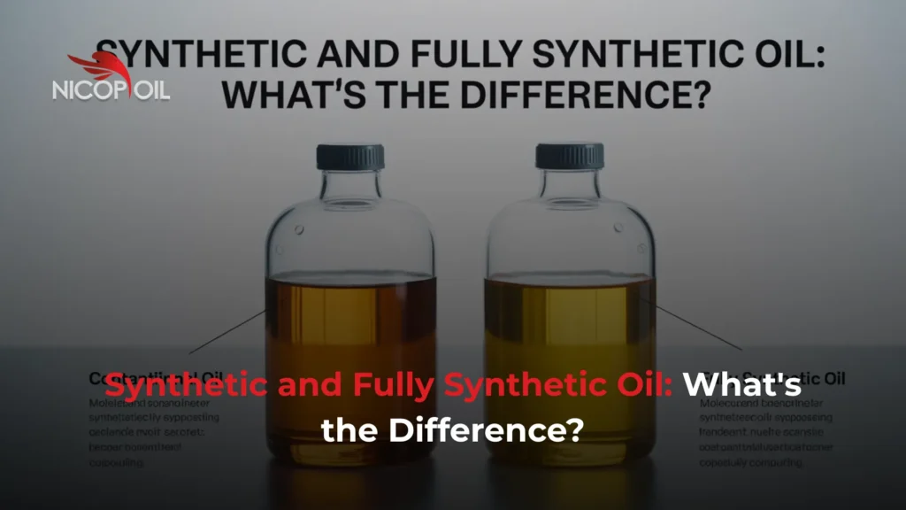 Synthetic and Fully Synthetic Oil What's the Difference