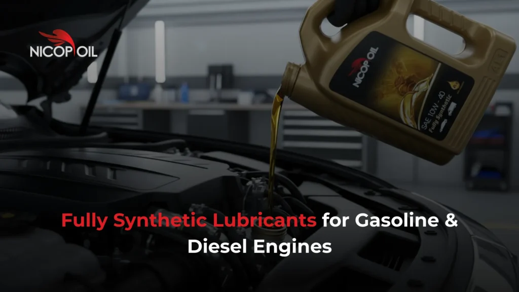 Fully Synthetic Lubricants for Gasoline & Diesel Engines